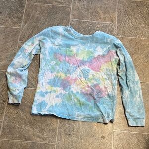 Colorful Tie-Dye Long Sleeve Shirt